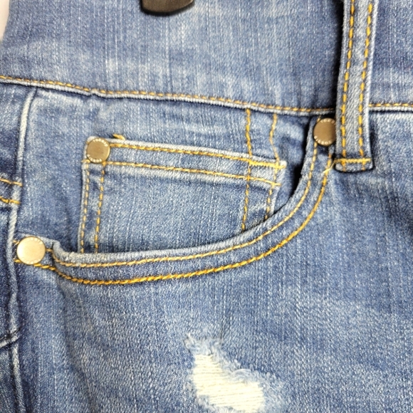 Torrid Distressed Bomshell Skinny Jeans - Picture 8 of 10